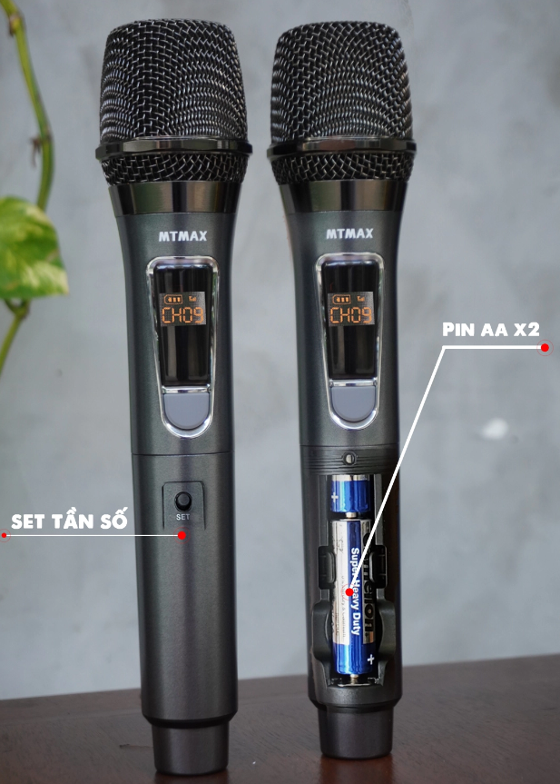 Micro karaoke dành cho ô tô MTMax BX7 / BX7-2M