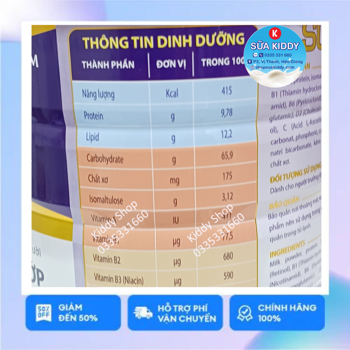 Sữa bột Gold Beta sure xương khớp 900g (GOLDMILK) (kiddy1234)