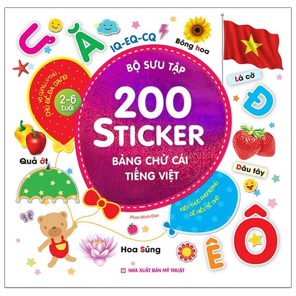 Fahasa - Bộ Sưu Tập 200 Sticker - Bảng Chữ Cái Tiếng Việt