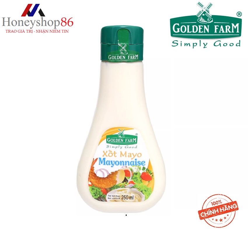 Xốt mayonnaise golden farm 250g honeyshop86