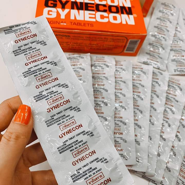 [ RẺ VÔ ĐỊCH] 1 vỉ 5 viên đặt GYNECON hàng Thái