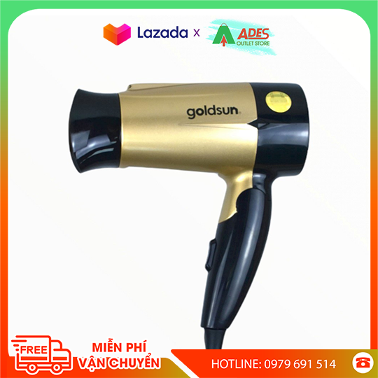 Máy sấy tóc goldsun ghd2001 1000w - tự động ngắt khi quá nhiệt - bảo hành chính hãng 12 tháng