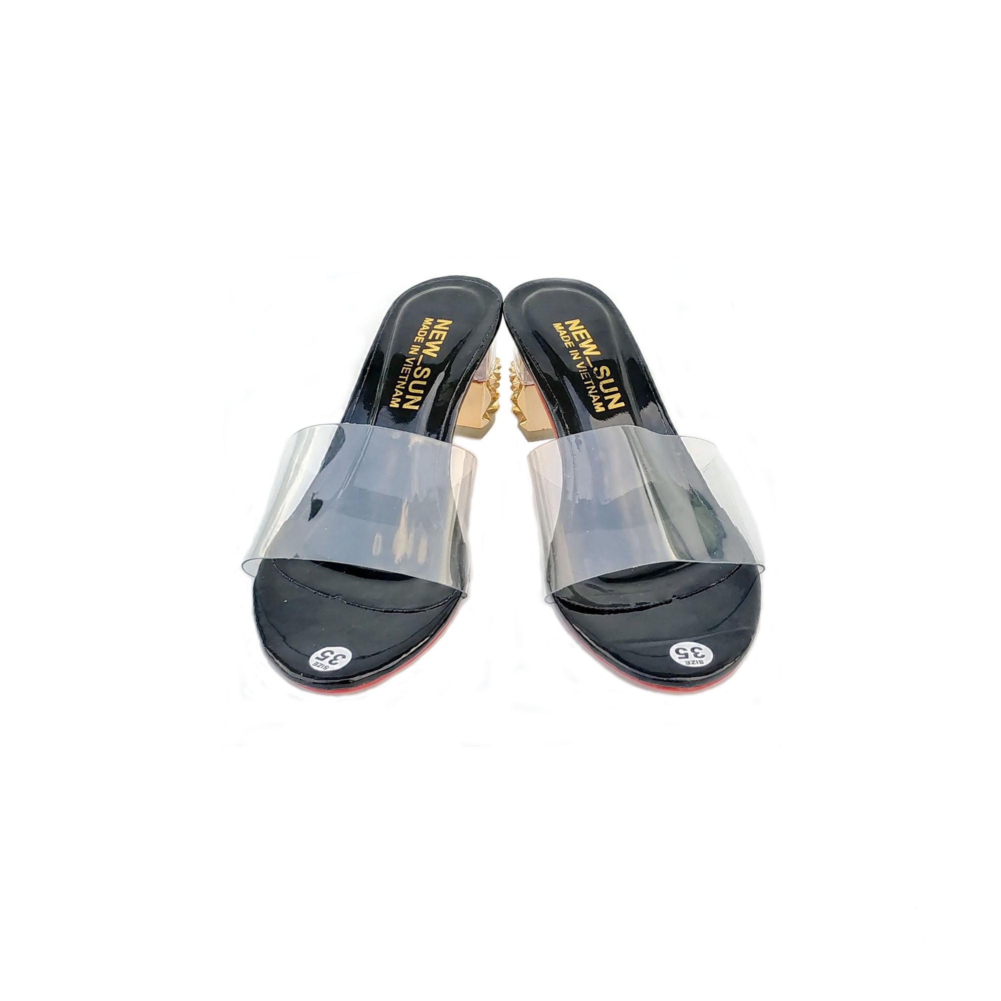 [HCM]Dép quai trong gót 5cm cao cấp BenSt