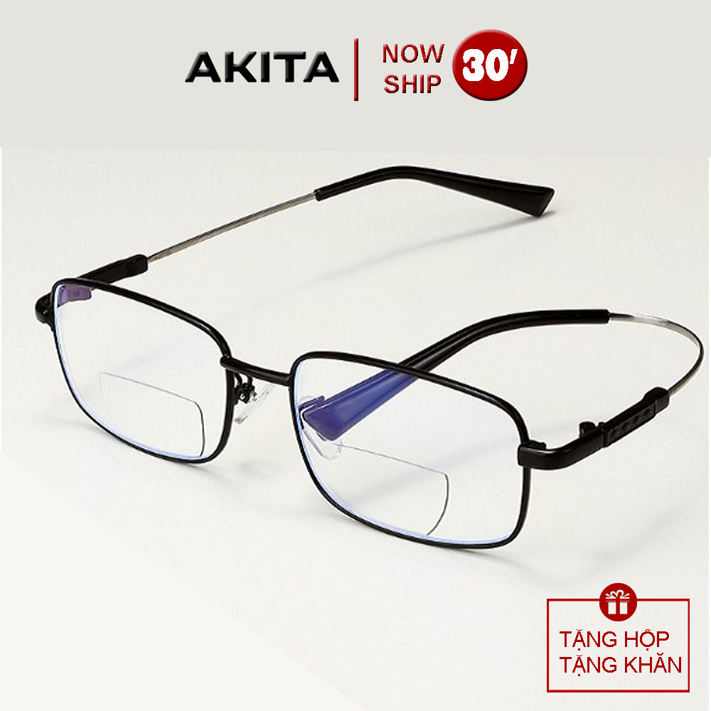 Kính lão thị HAI TRÒNG nhin XA - GẦN siêu dẻo TITANIUM tròng MIKAPOLARIZED Nhật bản cao cấp chất lượng an toàn