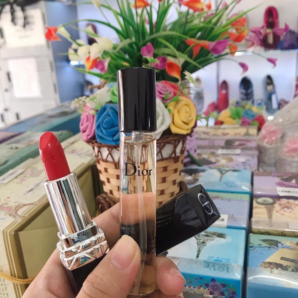 son dior tone đỏ + nước hoa siêu thơm