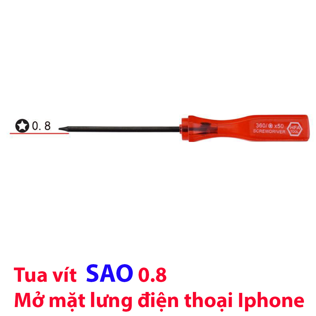 Tua vít tháo mở điện thoại iphone, sửa chữa đồ điện - 1 chiếc