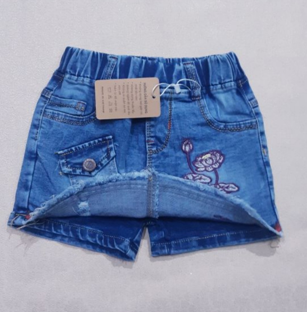 Quần váy jean cho bé gái size đại