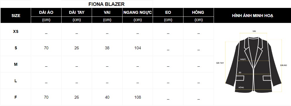 Áo Fiona Blazer