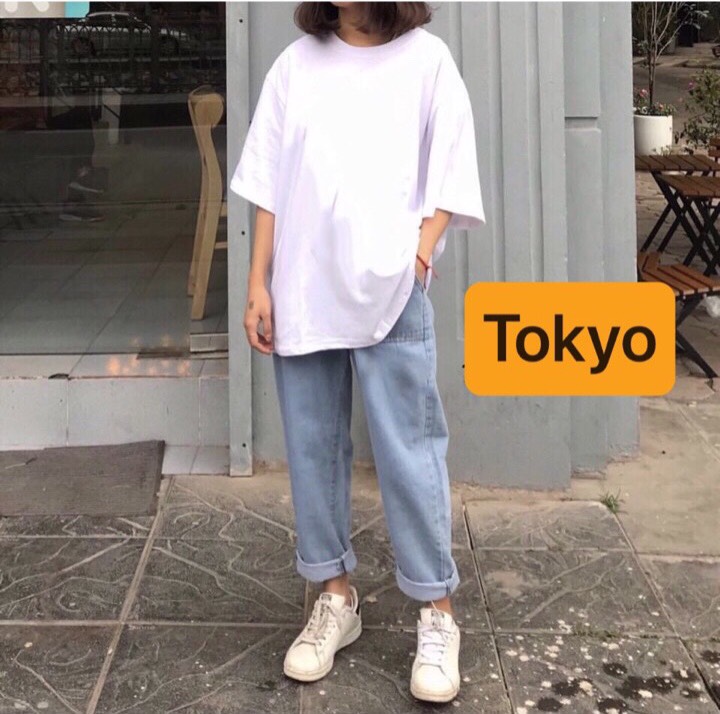 QUẦN JEAN BAGGY NỮ CHẤT BÒ XANH ỐNG SUÔNG RỘNG DÀI LƯNG CAO NÂNG MÔNG NHẬT BẢN TOKY-02 CAO CẤP - TOKYO FASHION