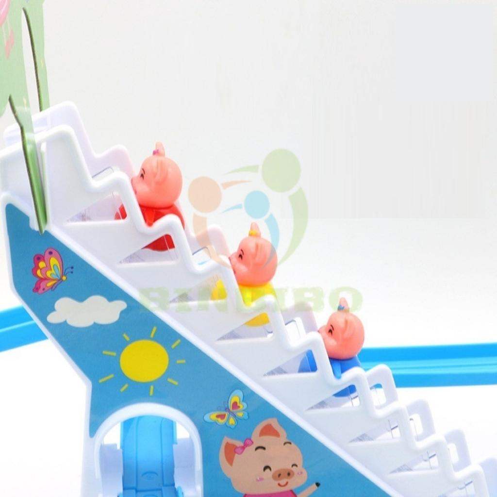 Heo peppa leo cầu thang cực vui nhộn cho bé