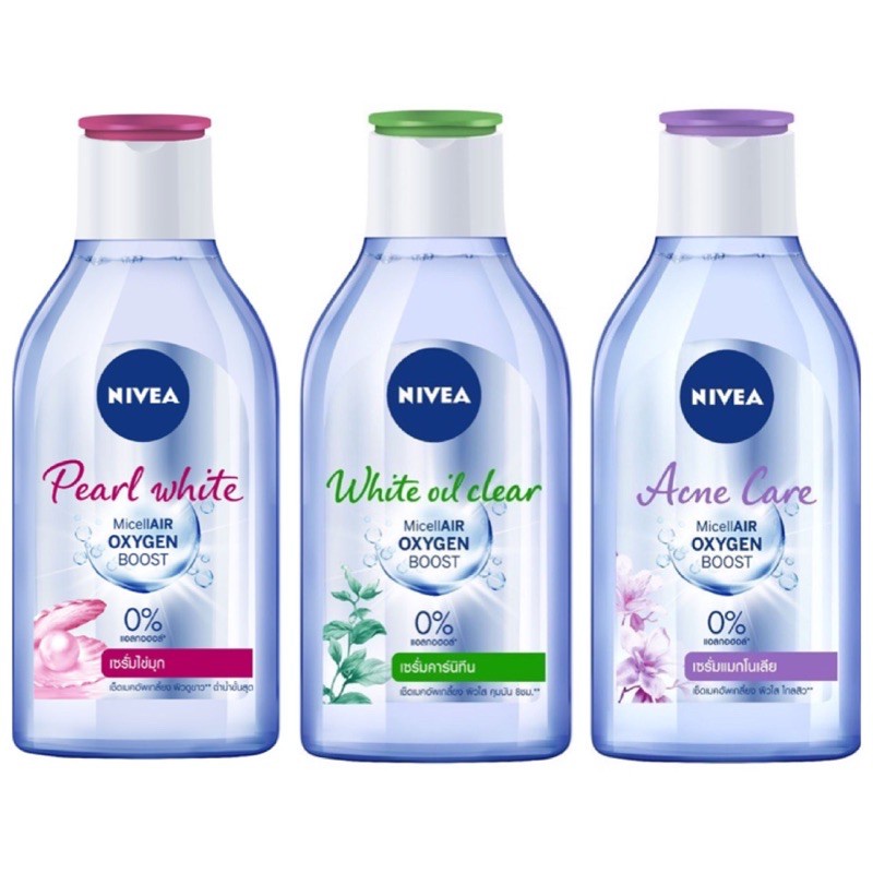 Nước tẩy trang Nivea da nhờn  mới không chứa cồn