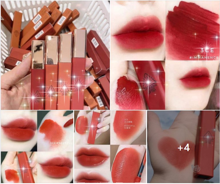 Son Kem Lì 3CE Velvet Lip Tint - Mịn Lì Lên Màu Đẹp - Hàng Chuẩn Auth