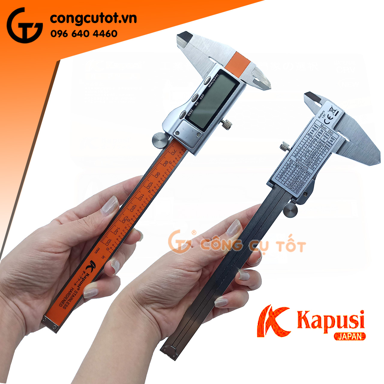 Thước kẹp, thước cặp điện tử Kapusi 150mm