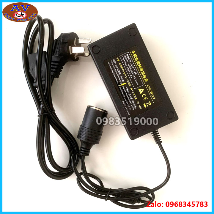 Bộ chuyển đổi nguồn 220v sang 6A-12V CZ 72W - chuyển nguồn điện - bộ chuyển đổi điện
