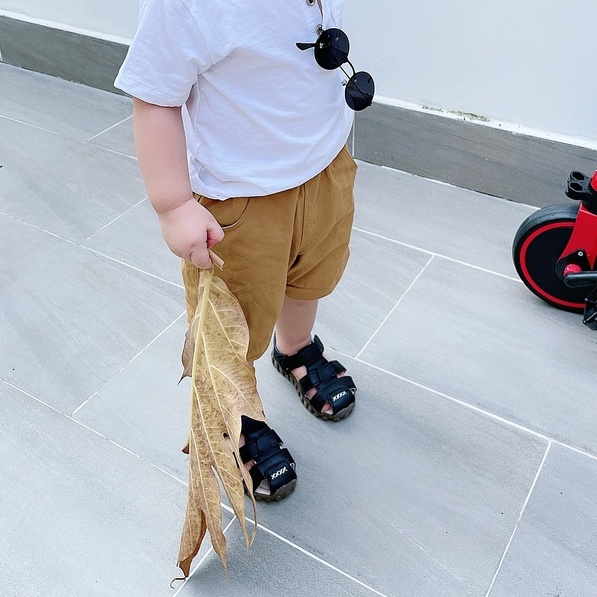 Quần kaki ngắn mềm cho Bé 10 -28kg