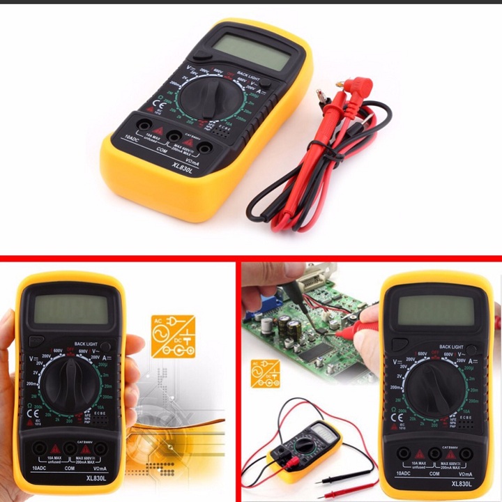 đồng hồ vạn năng số cho dân điện LX830l