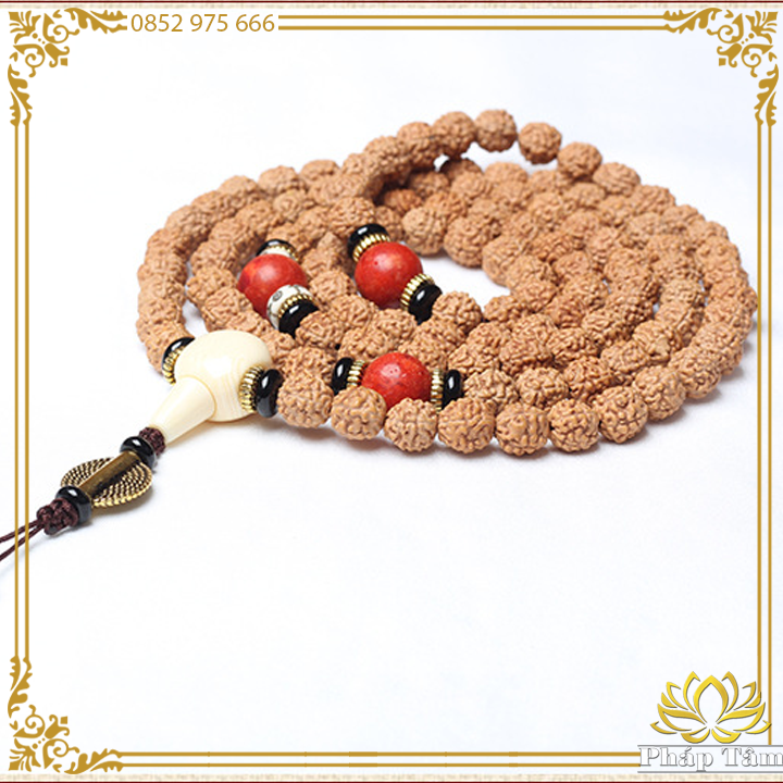 Chuỗi Vòng Tay 108 Hạt Bồ Đề Kim Cang Cao Cấp - Pháp Tâm