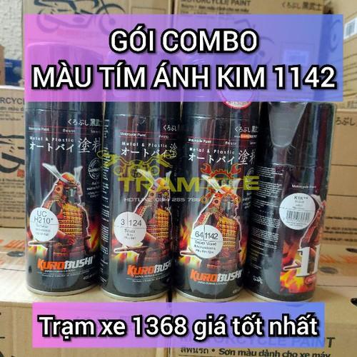 SƠN SAMURAI COMBO SƠN MÀU TÍM ÁNH KIM 1142
