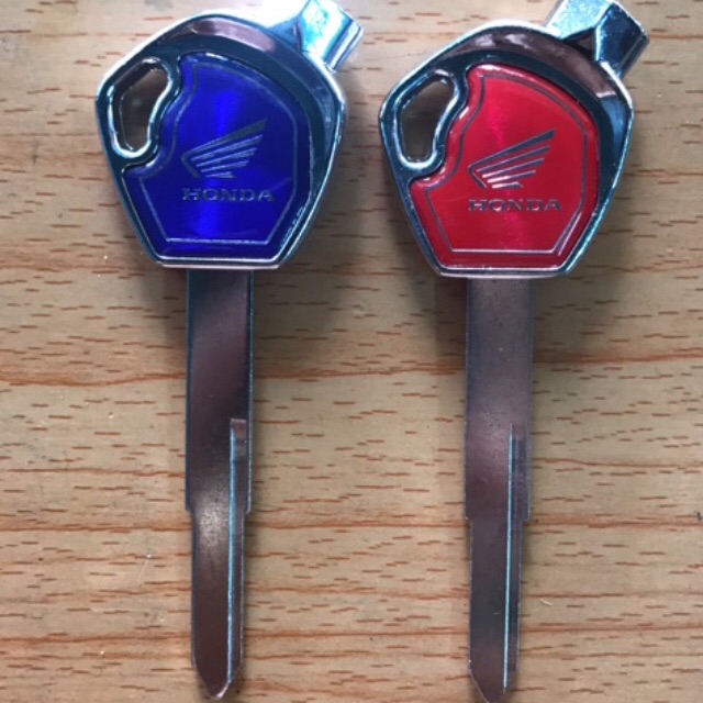 Combo 2 phôi chìa khoá hợp kim INOX phối MÀU các dòng xe HONDA