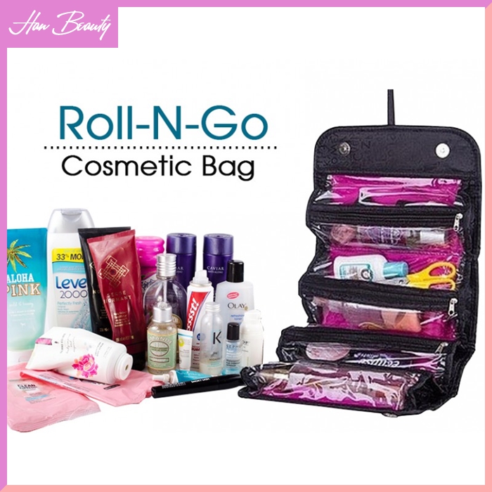 Túi đựng mỹ phẩm 4 ngăn roll n go bảo quản mỹ phẩm