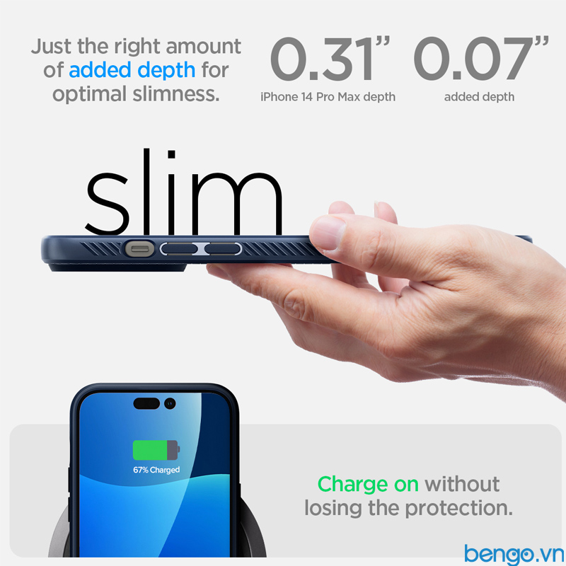Ốp Lưng iPhone 15 Pro Max/15 Pro/14/14 Plus/14 Pro/14 Pro Max SPIGEN Liquid Air
