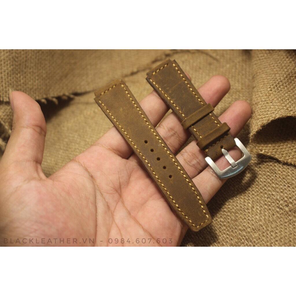 Dây da Casi_o Ae1200 - Da sáp ngựa Handmade (Tặng kèm khoá + cây thay dây )