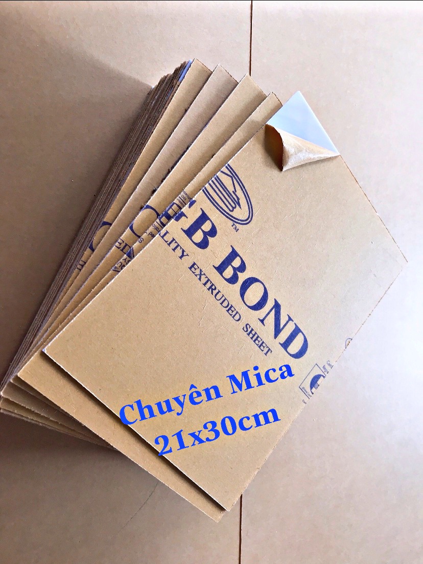 [HCM]5 MICA TRẮNG SỮA 2MM ( 21x30CM-A4 )