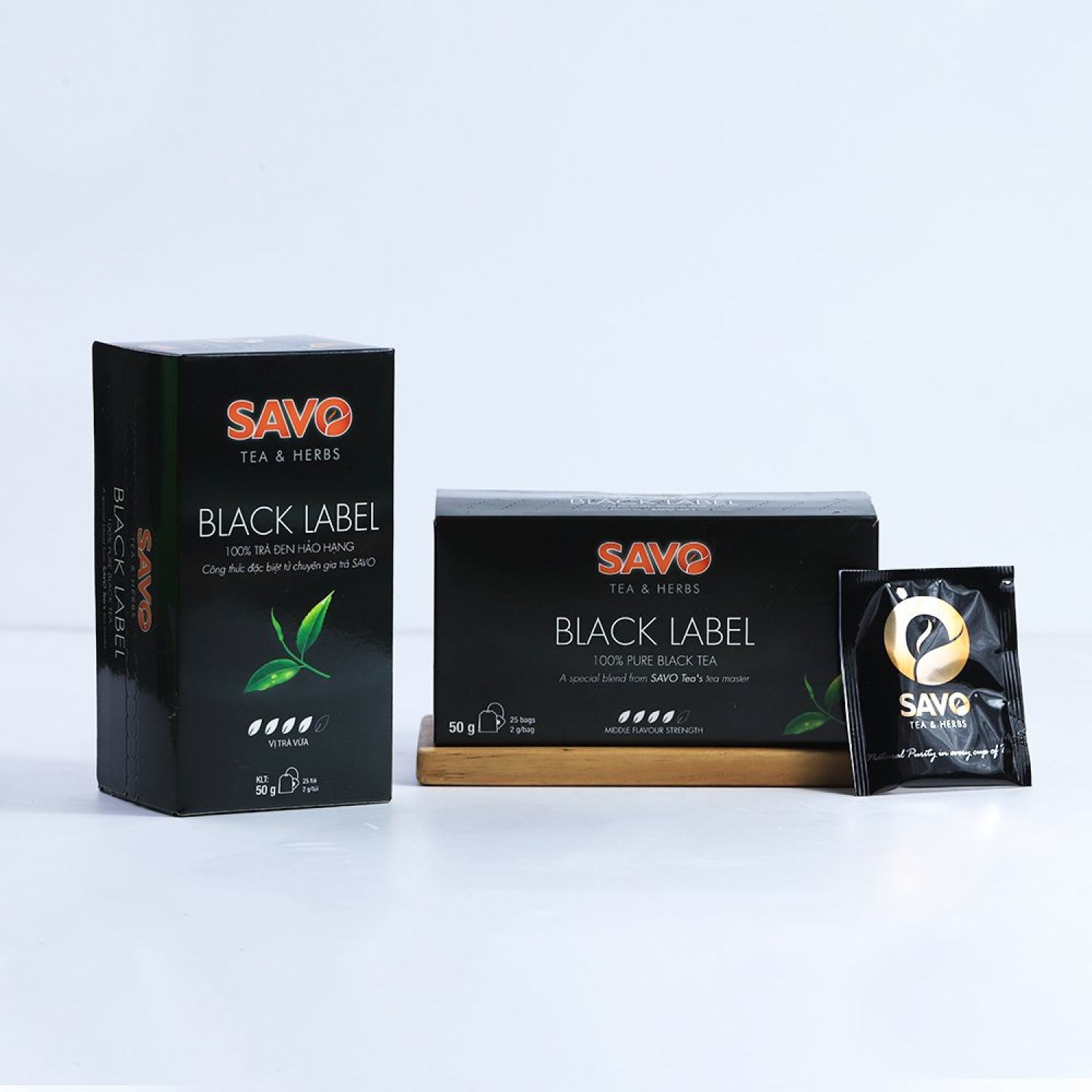 Trà Black Label SAVO (Trà đen túi lọc)