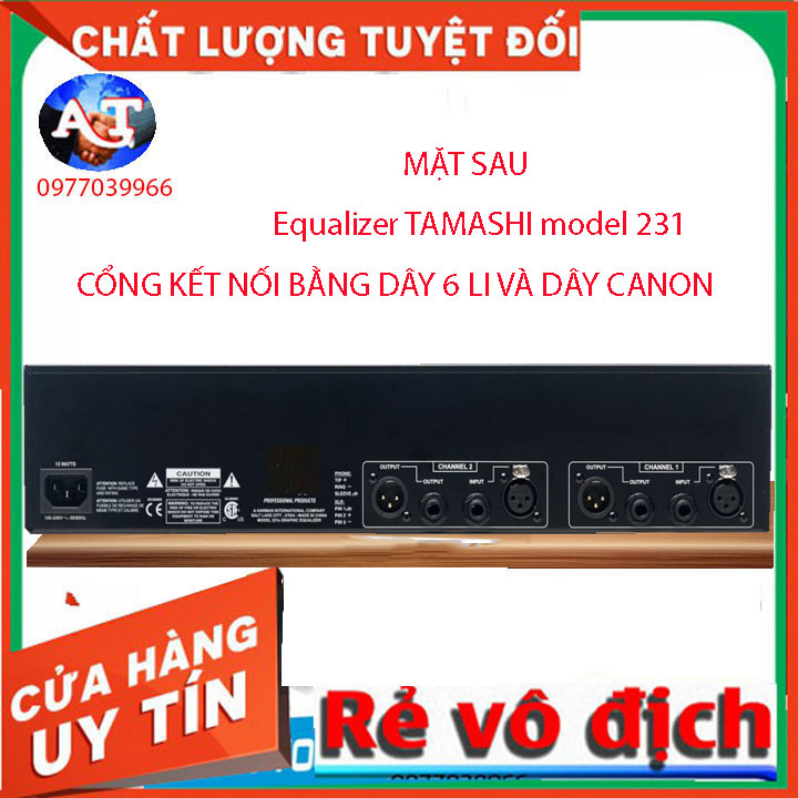 lọc xì equalizer cao cấp DBX 231 - TẶNG 2 dây CANON