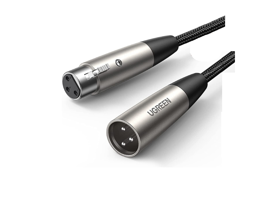Cáp Nối Dài MIC XLR 3pin Ugreen ( 3m 20504 , 5m 40492 ) Chính Hãng