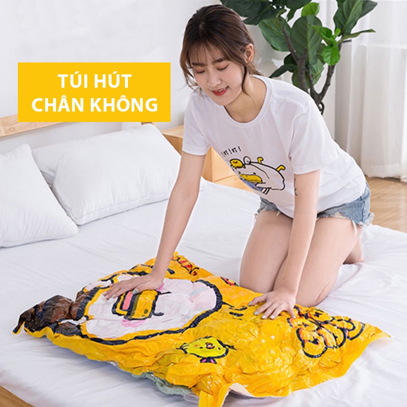 [FREESHIP ❤️] Túi Hút Chân Không Trong Suốt Dày Dặn - Máy Hút Chân Không Đựng Quần Áo, Chăn Màn Mền, Gọn Gàng, Chống Nấm Mốc - Hàng Loại 1