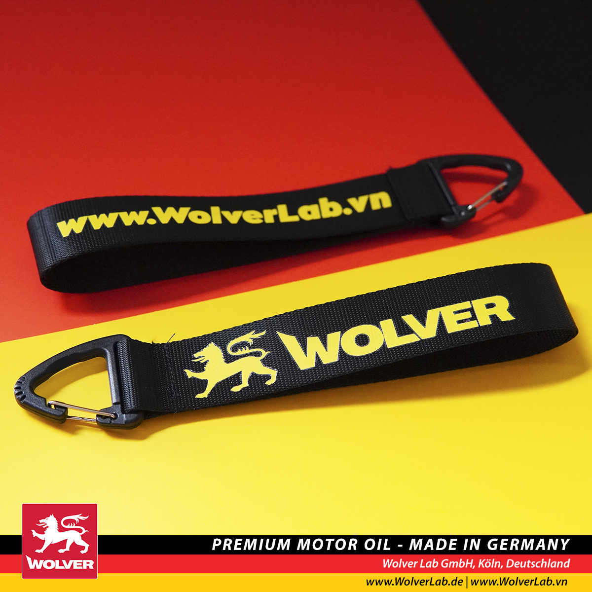 Móc khóa dây vải Wolver 2024 - Móc khóa Wolver - Móc Wolver