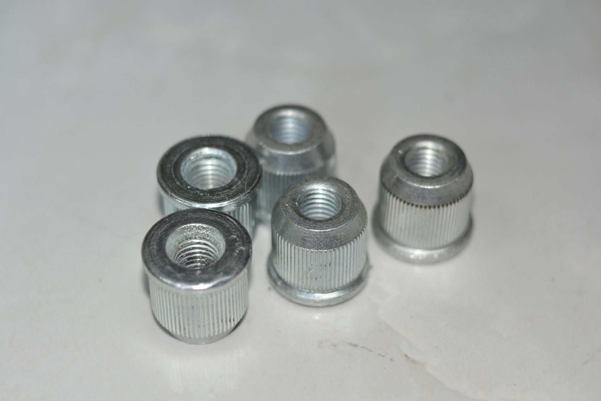 [HCM]Combo 5 con Bushing đút ống 27 28 gắng bánh xe chân ty 12 DIY (bạc)