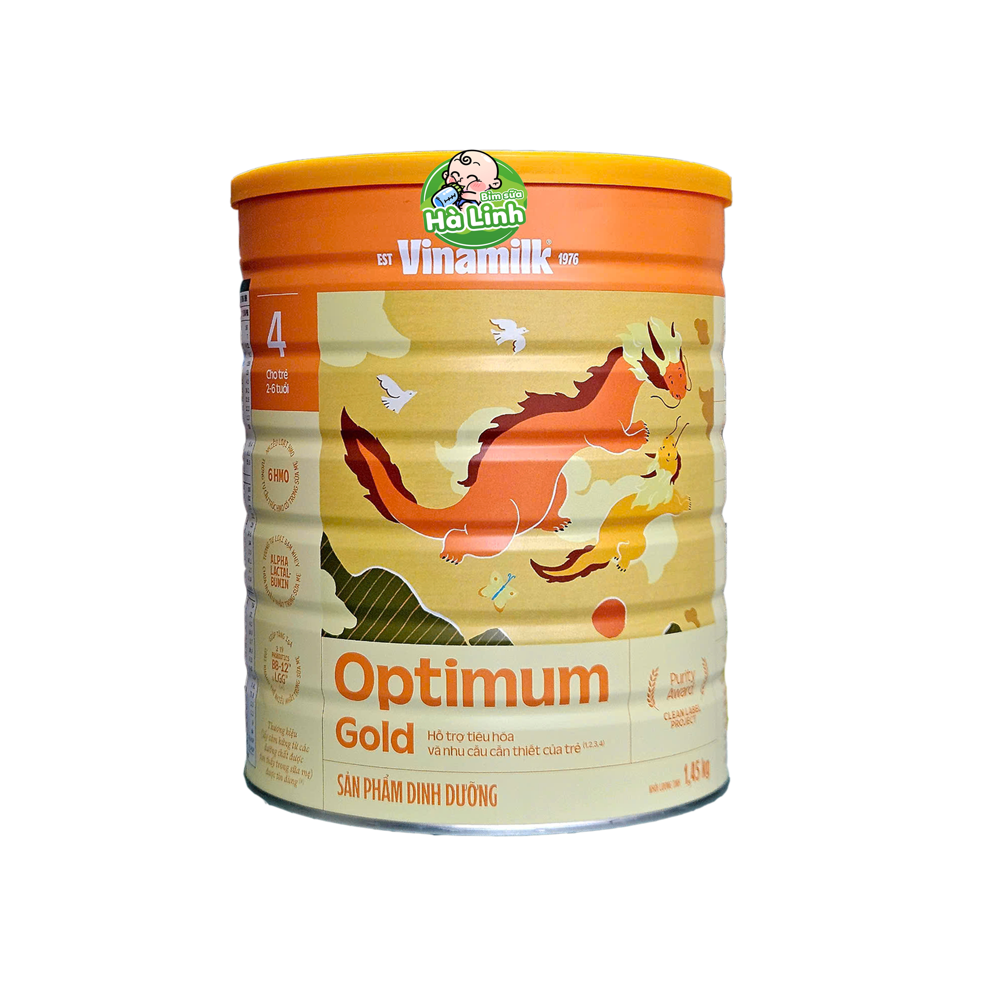Combo 2 Lon Sữa Optimum Gold 3, Gold 4 1,45kg Optimix [HSD mới nhất]