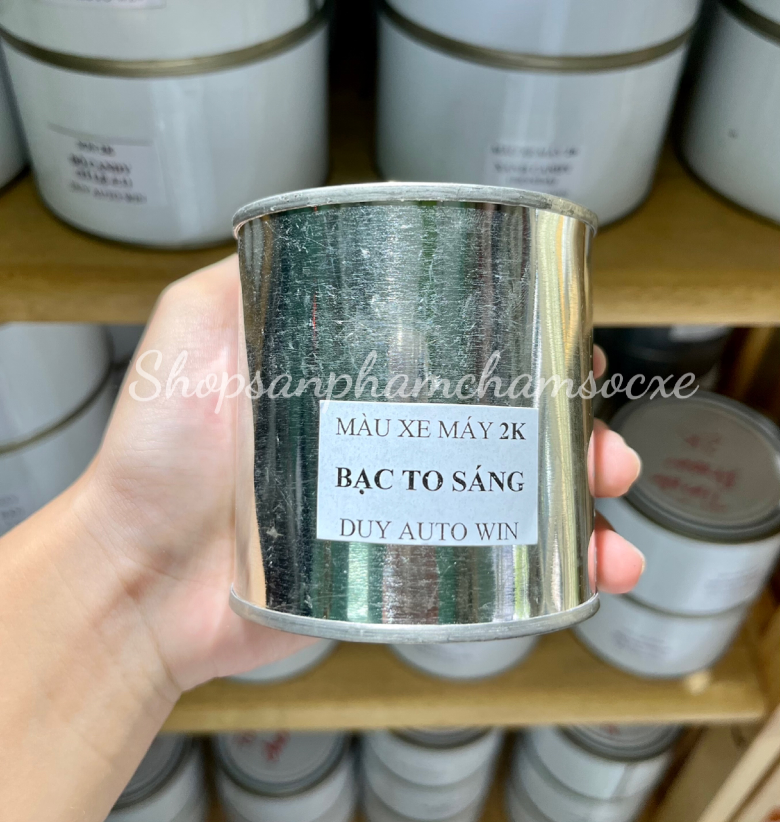 Bạc to sáng 2k tự bóng - Sơn mâm zin honda