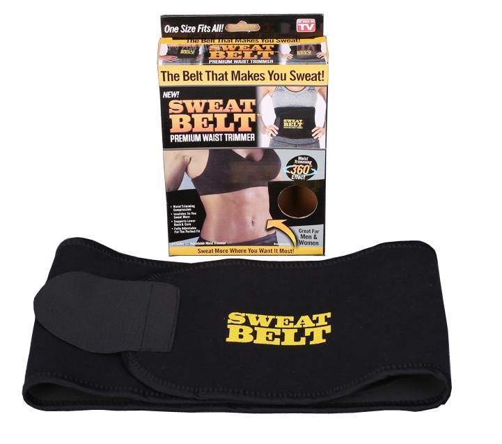 [HCM]Đai Quấn Nóng Giảm Mỡ Bụng sweat belt (Đen)