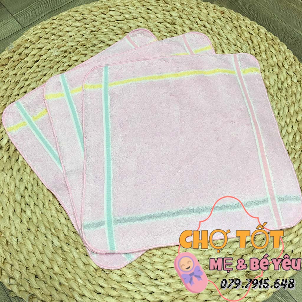 Khăn Mặt Cho Bé, Khăn Bông Mềm Lau Mặt