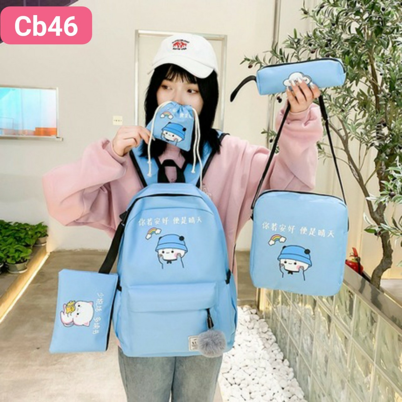 SET BALO NỮ 4 MÓN CUTE MÃ CB11