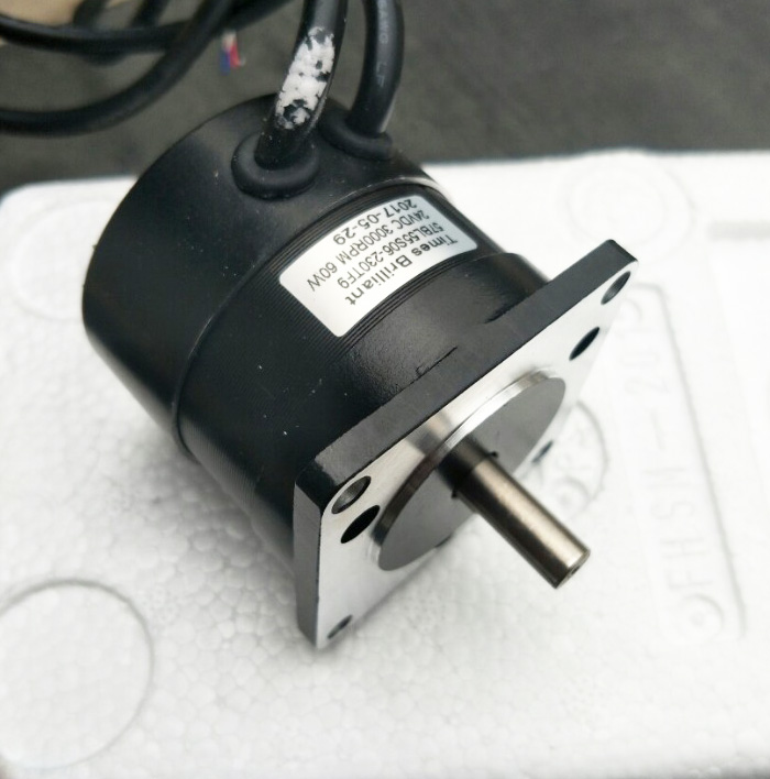 Động cơ DC không chổi than 24V 60W 3000rpm 57mm động cơ DC không chổi than tốc độ cao công suất thấp