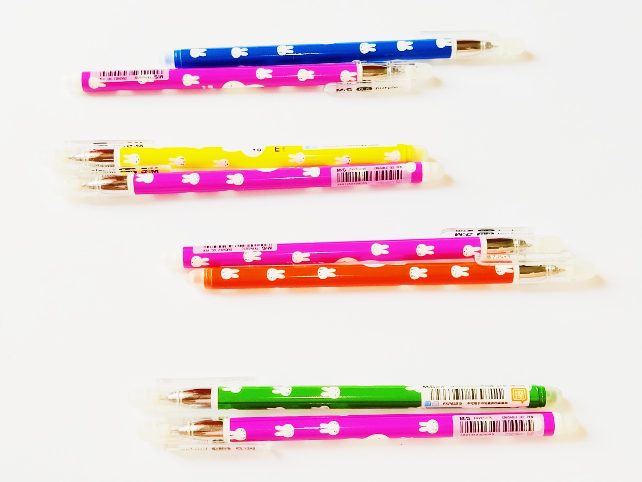 [HCM]Bút Gel Xóa được 0.5mm Miffy-M&G Xanh/Tím