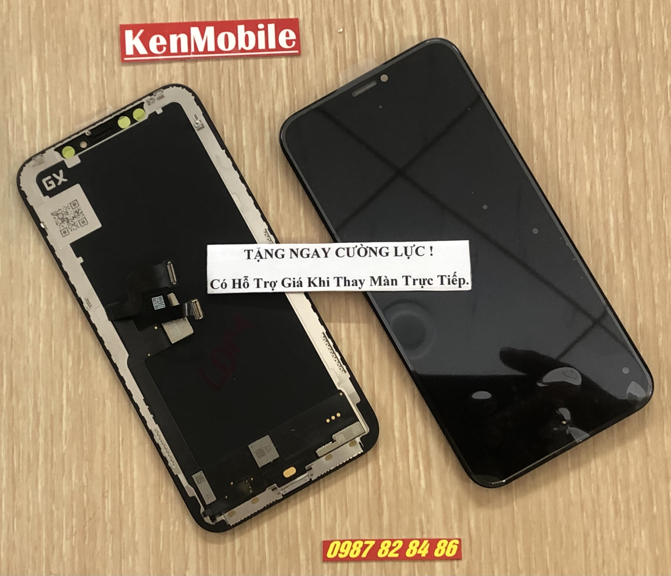 Màn hình nguyên bộ tương thích cho ipx / ip x, loại gx-3, oled cao cấp