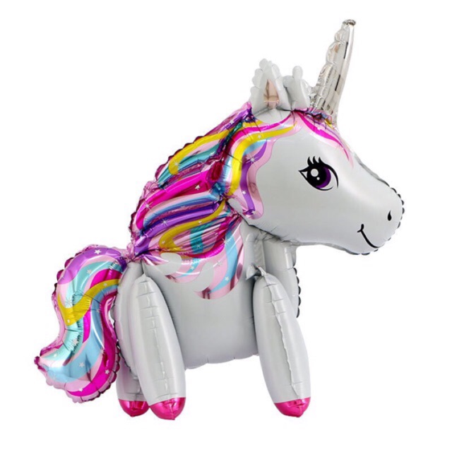 Bóng ngựa Pony 4D cỡ đại trang trí sinh nhật