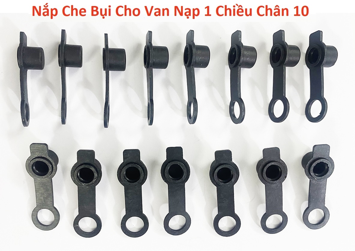 1 Cái Nắp Che Bụi cho Van nạp một chiều chân 10 (Có Vòng Giữ)  - Van nạp 1 chiều chân 10mm, van một chiều, nắp đậy, đầu bịt, cao su bịt van, đầu cao su, nắp bịt van