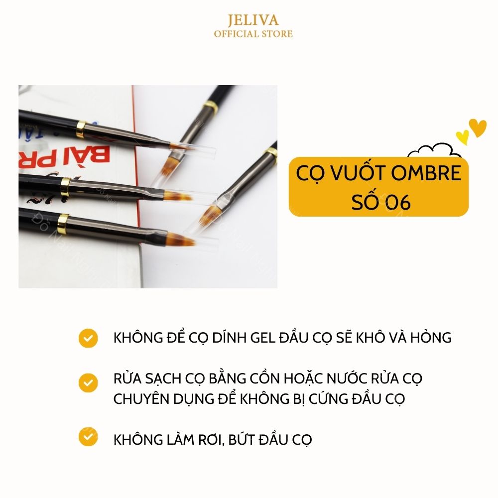 Cọ ombre nail Jeliva 06