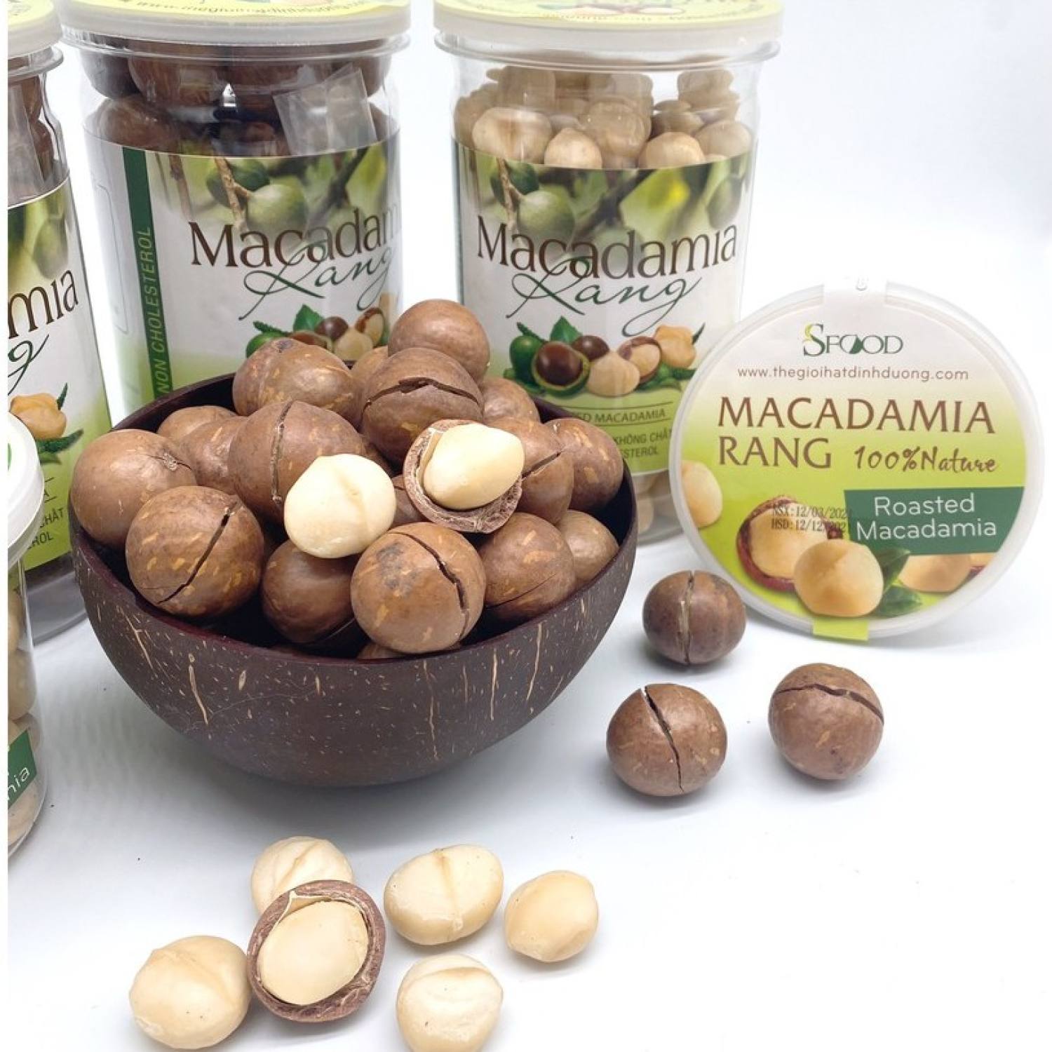 Hạt Macca Đắc Lắc size đại còn vỏ, đã khứa ( tặng kèm đồ khui)