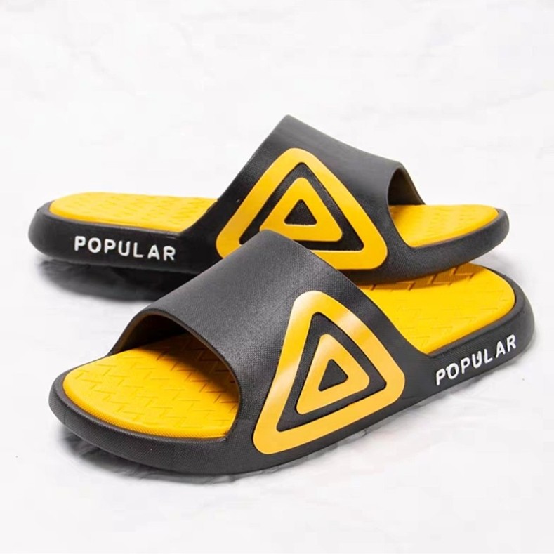 Dép Unisex Cao Su Đúc PoPular Tam Giác Đi Cực Êm Chân, dép đi trong nhà, dép lê nam nữ, dép quai ngang TGG68 giá rẻ
