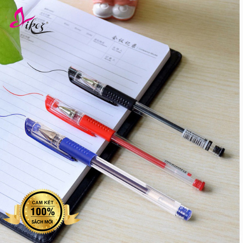 Combo 5 bút bi mực đỏ nhiều màu