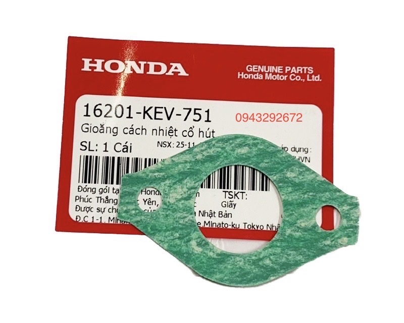 Gioăng Cách Nhiệt Cổ Hút Dream, Wave, Alpha Honda