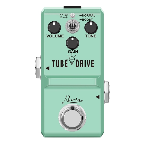 Rowin LN-328 Tube Drive Guitar Analog Overdrive Pedal Classic Blues Pedals Distortion Box Normal & Boost Modes