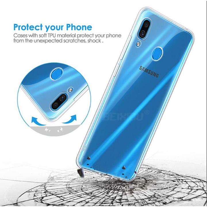 ỐP LƯNG DẺO SILICON TRONG SUỐT SAMSUNG GALAXY A20